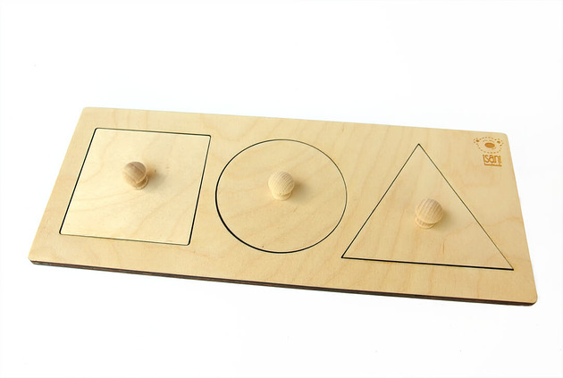 puzzle dla dzieci Puzzle Montessori kształty