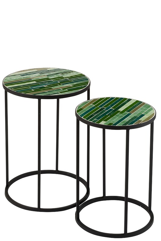 Zestaw stolików kwietników Mozaika wys 49cm Home Design