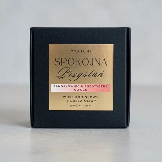 świeczniki i świece Wosk zapachowy do kominka Spokojna Przystań