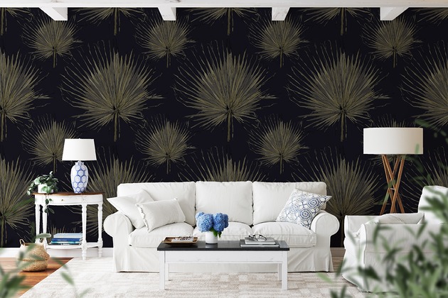 tapety i naklejki ścienne TROPIC navy blue