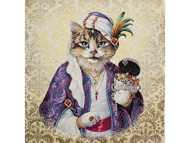 poduszki z grafiką Poduszka ozdobna Kot Maharaja
