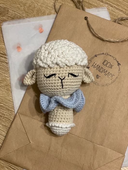 przytulanki dla niemowląt i dzieci Śpiąca owieczka, maskotka dla dziecka, prezent dla maluszka