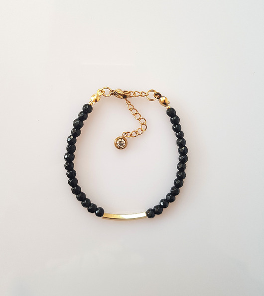 bransoletki z kamieni naturalnych Bransoletka Not Only Black