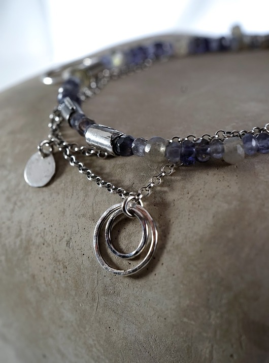 bransoletki z kamieni naturalnych ISTRIA - srebro i kamienie