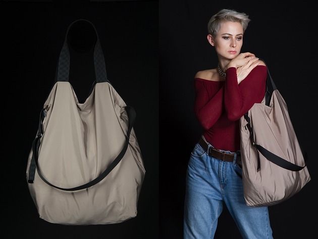 Dwustronna torba Twin Casual Beige CZAJKOWSKI