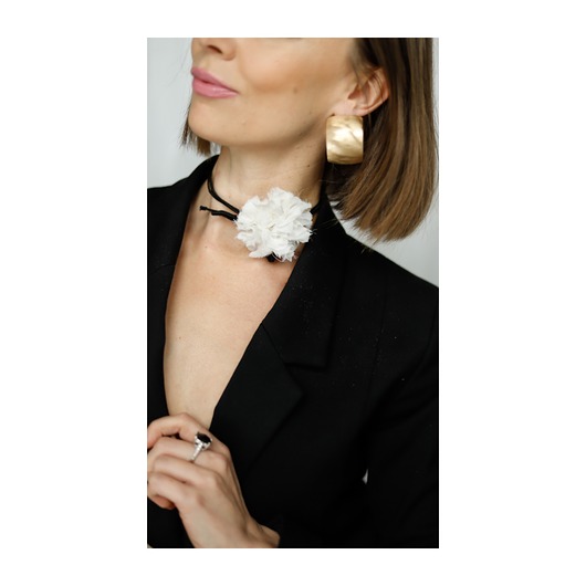 chokery Choker z jedwabiu