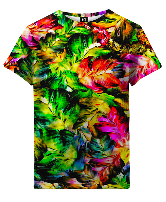 t-shirty dla dziewczynki T-shirt Girl DR.CROW Jungle Leaves