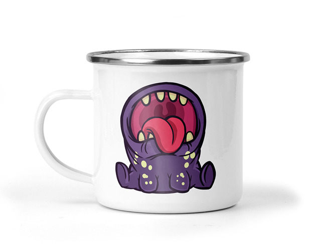 kubki Kubek metalowy stworek