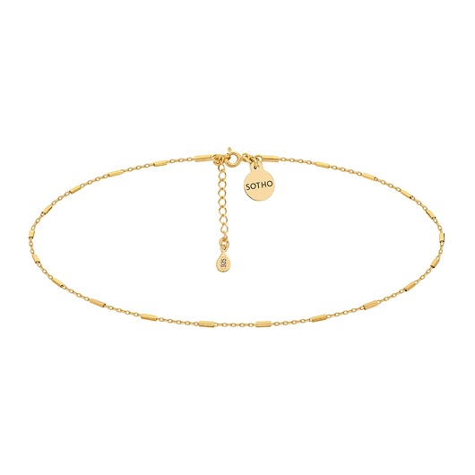 chokery Złoty łańcuszkowy choker