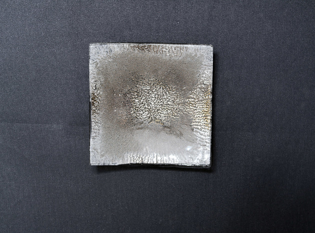 patery i talerze Talerz SREBRO 17 cm x 17 cm