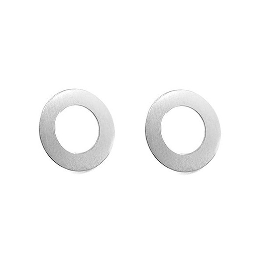 Kolczyki RING srebrne symetryczne Marta jewelry