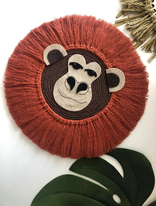pokój dziecka - różne Orangutan dekoracja ścienna do pokoiku dziecięcego