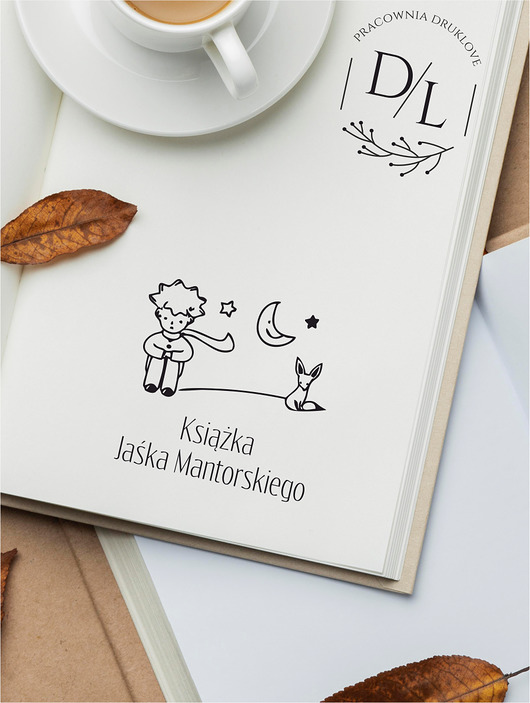 stemple Stempel Ex Libris Exlibris personalizowany Mały Książe