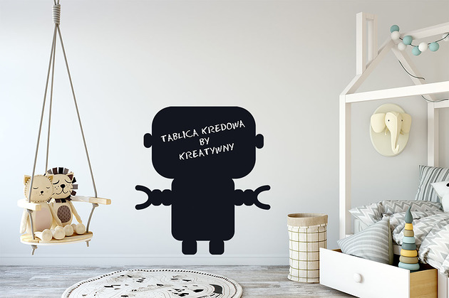 tapety i naklejki ścienne Naklejka tablicowa ROBOT MICHAŁ