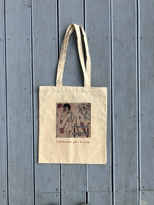 torby na ramię Torba bawełniana Vintage "Caminando por la calle"