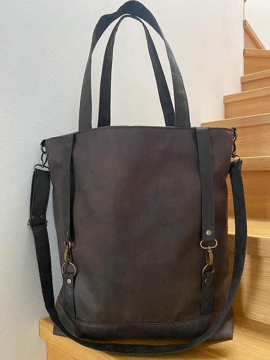torby XXL Torba tote XXL - c.brąz