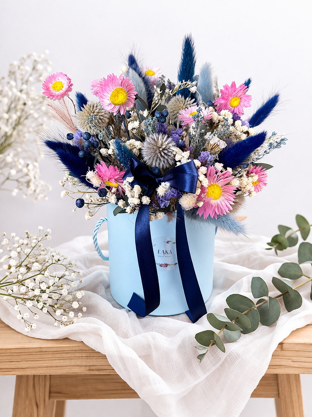 akcesoria różne Flowerbox suszki błękit