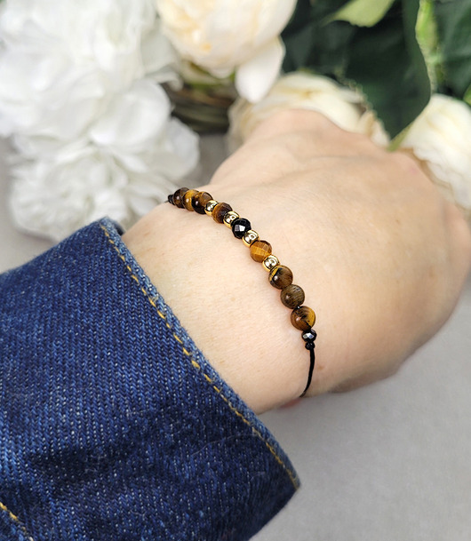 bransoletki z kamieni naturalnych SZCZĘŚCIE i ochrona z Turmalinem