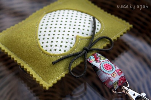 Brelok z serduszkiem made by agah