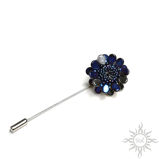 broszki Fenrann, szpila, broszka, beading