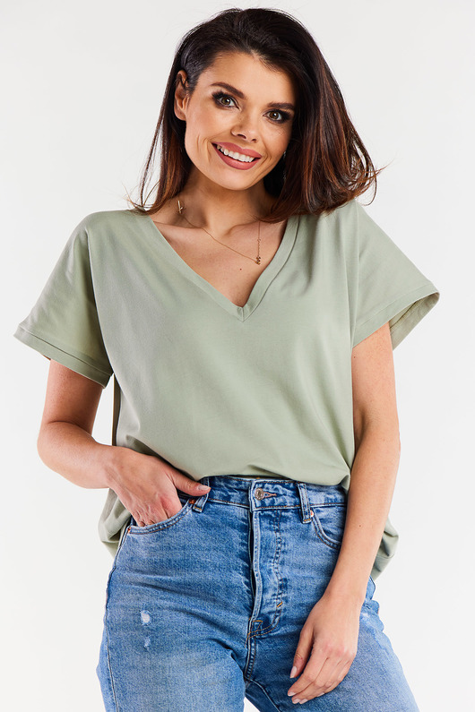 t-shirt damskie Bluzka C267