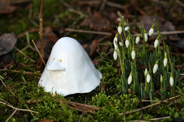figurki i rzeźby Buka ceramiczna mini  - 2