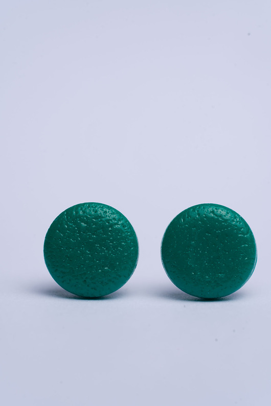 kolczyki z masy plastycznej Sztyfty pastylki kółeczka