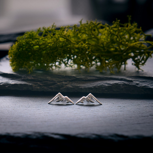 kolczyki srebrne Kolczyki srebrne "Panorama gór"