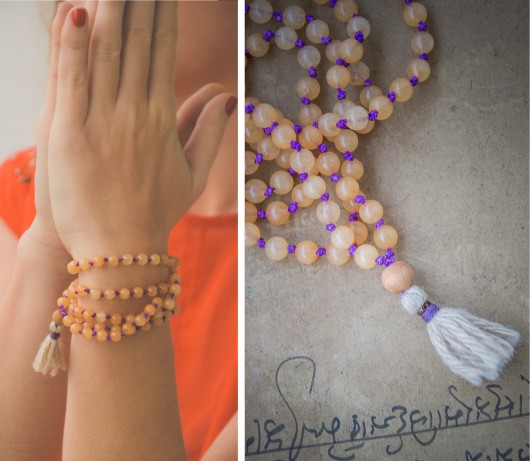 pachnąca JOGA MALA /// naszyjnik . bransoletka NOMAD ACCESSORIES