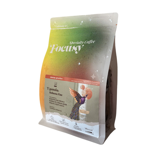 kuchnia - różne Kawa ziarnista UGANDA Robusta Fine  mocny przelew 250 g