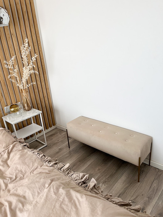 pufy do siedzenia Brooke maxi- pufa, siedzisko tapicerowane, ławeczka, pokój, salon