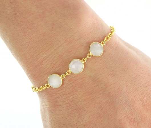 My Precious - Moon stone & Gold Trio. Lavoga