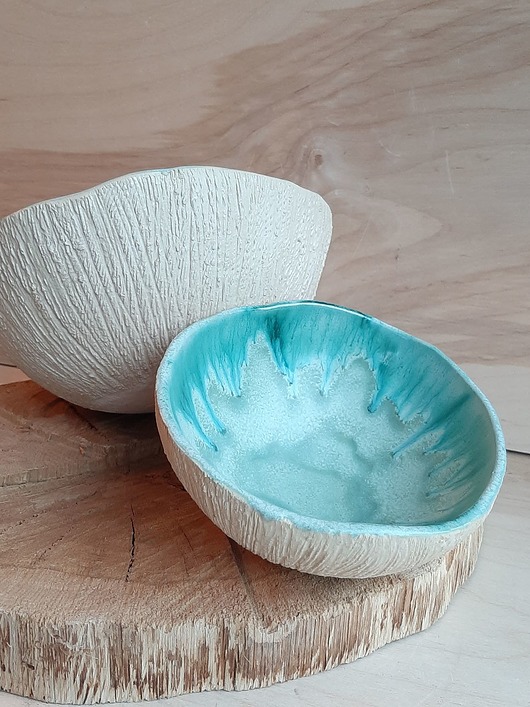 Miska ceramiczna- mięta DUET CERAMIKA