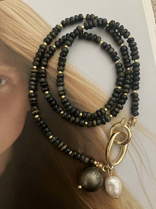 chokery Naszyjnik EMMA Turmalin