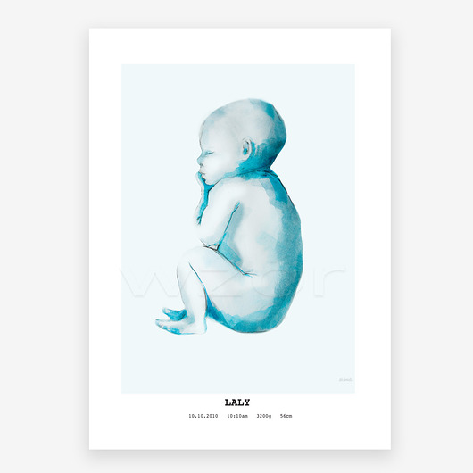 obrazy i plakaty do pokoju dziecięcego Plakat presonalizowany Laly