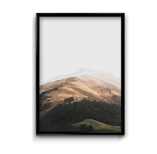 Plakat Jesień w górach #3  Bury Lis