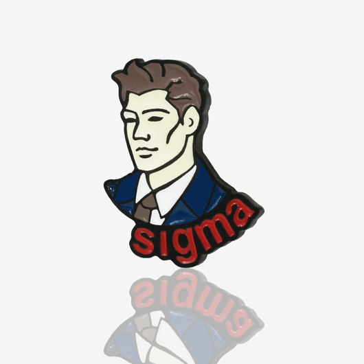 przypinki Pins "Sigma"