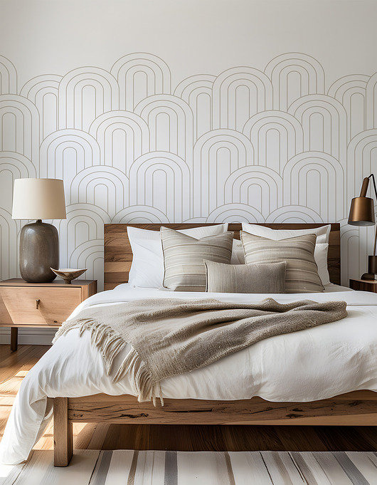 tapety i naklejki ścienne Tapeta Mural Minimalistyczne łuki