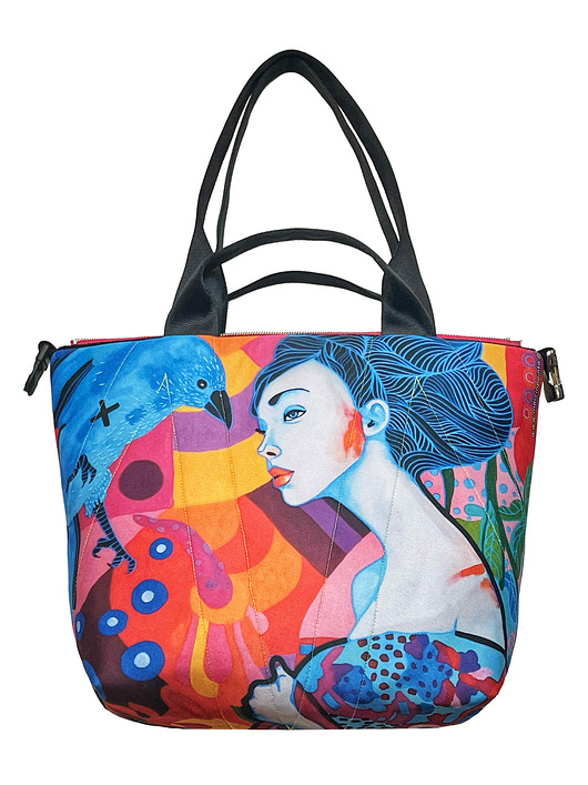 torebki do ręki Art MIMA bag SHORT & Marcina Painty print