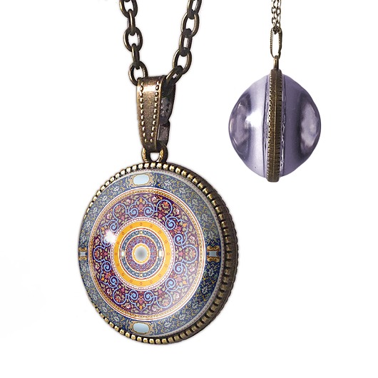 Kulisty dwustronny medalion Mandala - 1024 EGGinEGG