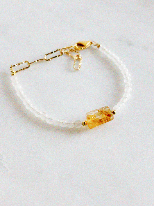 bransoletki z kamieni naturalnych Bransoletka Cytryn