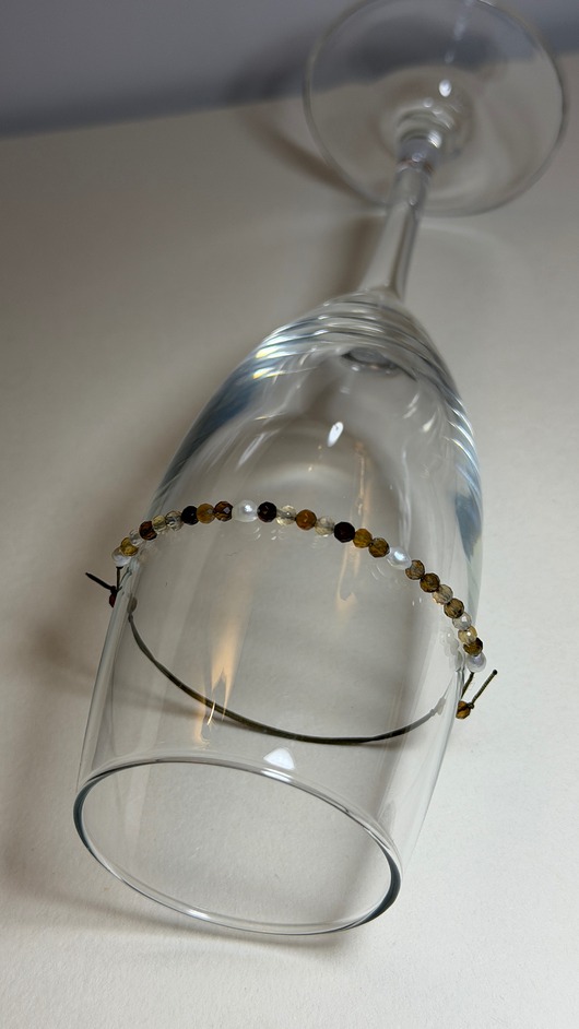 bransoletki na sznurku Bransoletka regulowana agat brązowy + perły