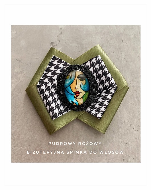 spinki i klamry do włosów Biżuteryjna spinka do włosów  POP ART    New
