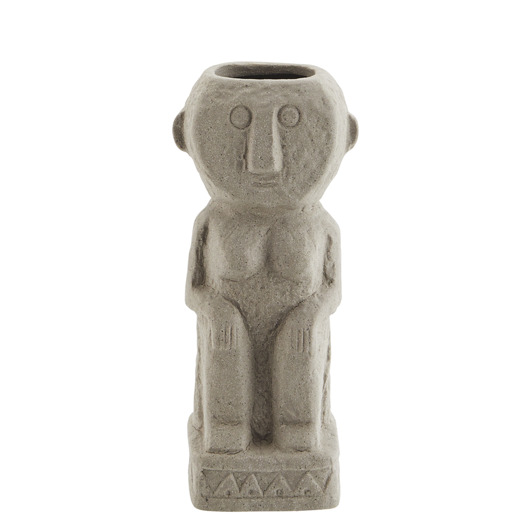 wazony Wazon figurka 25cm Postać szary ceramika