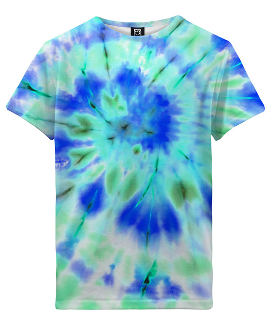 t-shirty dla dziewczynki T-shirt Girl DR.CROW Tie Die Green