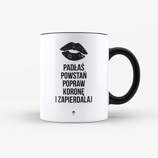 Kubek Padłaś Powstań Popraw Koronę - 330ml LazyDog