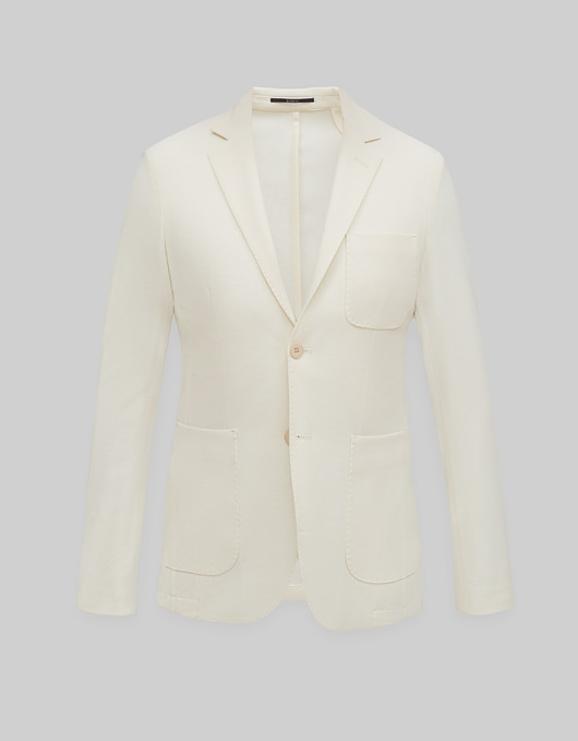 marynarki męskie Męska marynarka genoni ecru slim fit