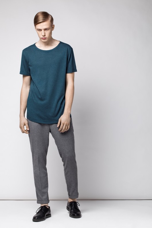 ciemnozielony męski t-shirt Keyce
