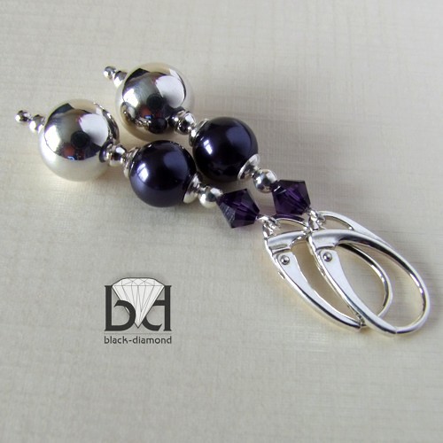 Fiolet w Srebrze Black Diamond