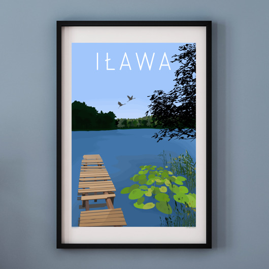 Plakat IŁAWA A1 A. W. WIĘCKIEWICZ